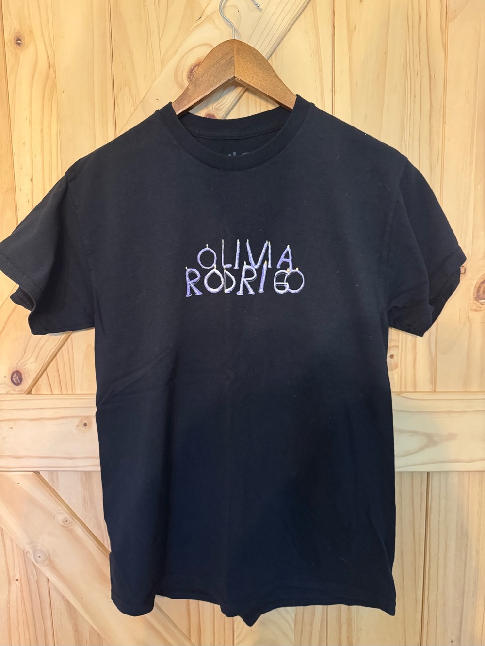 Olivia Rodrigo Black Short Sleeve Tee
